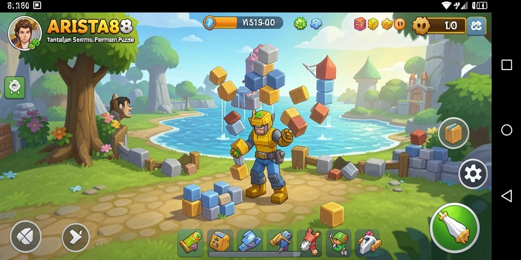 Tampilan gameplay ARISTA88 yang menarik dan menantang.