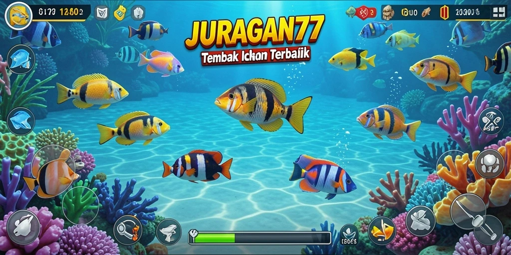 Tangkapan ikan seru dalam permainan JURAGAN77.
