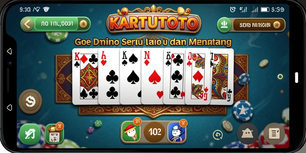 Tampilan menarik dari gameplay KARTUTOTO yang menggugah semangat bermain.