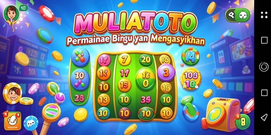 Tampilan gameplay seru di MULIATOTO dengan angka Bingo.