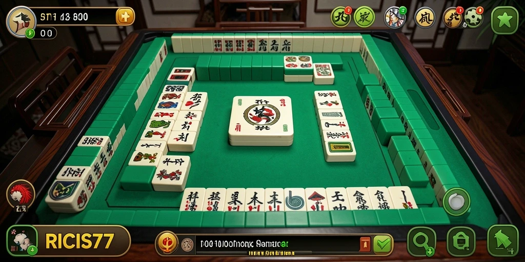 Screenshot gameplay <strong>RICIS77</strong> menampilkan interaksi menarik antar pemain.