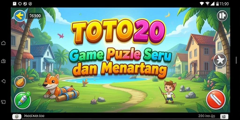 Tampilan gameplay TOTO20 yang menantang dan interaktif.