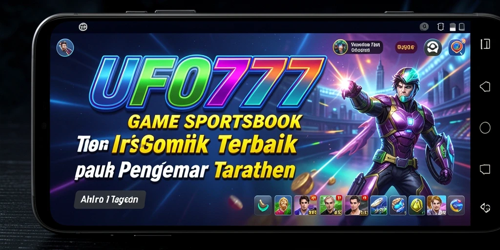 Screenshot menampilkan gameplay taruhan di UFO777 dengan berbagai pilihan olahraga.